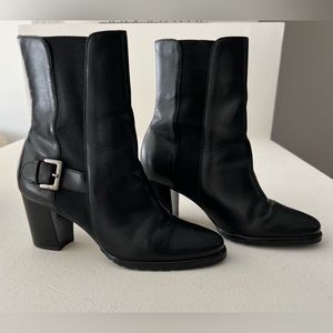 Cole Hahn Women’s Black Leather Ankle Boot - Size 5